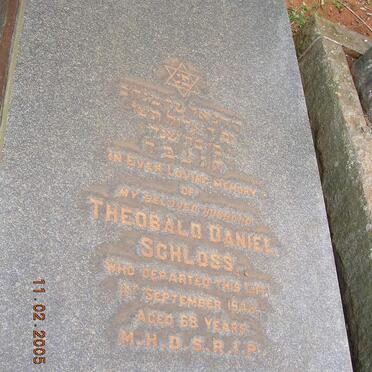 SCHLOSS Theobald Daniel -1946