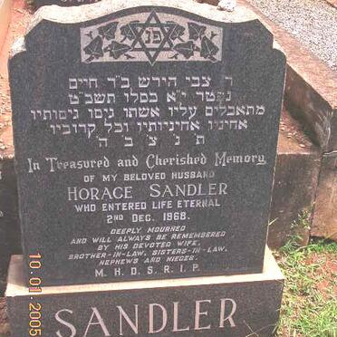 SANDLER Horace -1968