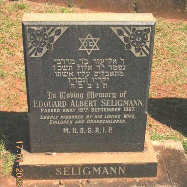 SELIGMANN Edouard Albert -1967