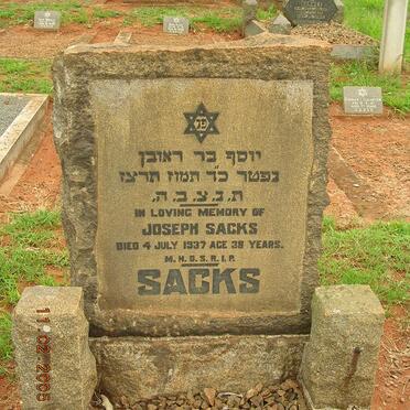 SACKS Joseph -1937