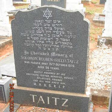 TAITZ Solomon Reuben -1970