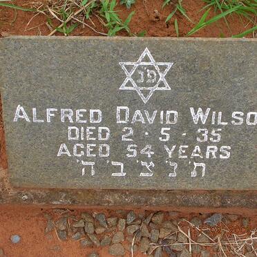 WILSON Alfred David -1935