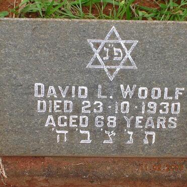 WOOLF David L. -1930