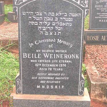 WEINERONK Beile -1974