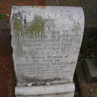 WOLFSDORF Bernard Pavel -1953