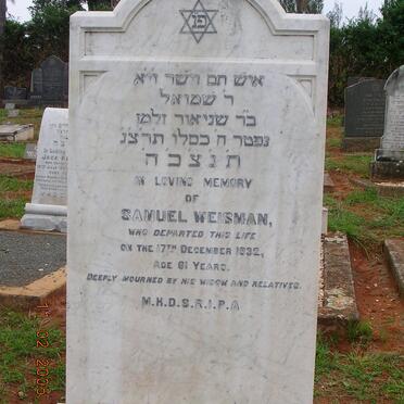 WEISMAN Samuel -1932