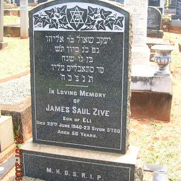 ZIVE James Saul -1940