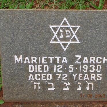 ZARCHY Marietta -1930