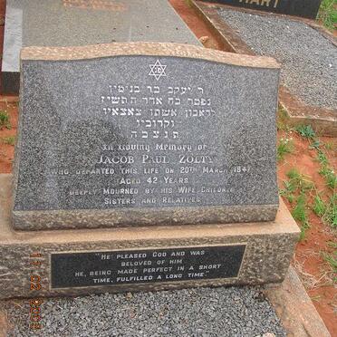 ZOLTY Jacob Paul -1947