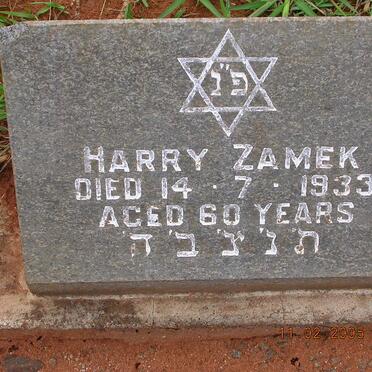 ZAMEK Harry -1933