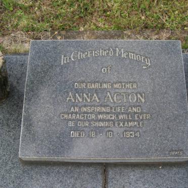 ACTON Anna -1934