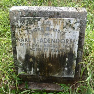 ADENDORFF Karl E. -1947