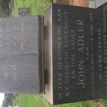 ADLER John 1900-1968