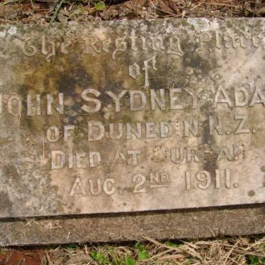 ADAMS John Sydney -1911