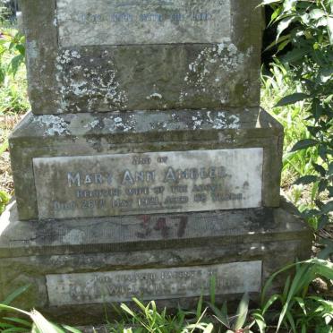 AMBLER Mary Ann -1921