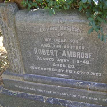 AMBROSE Robert -1948