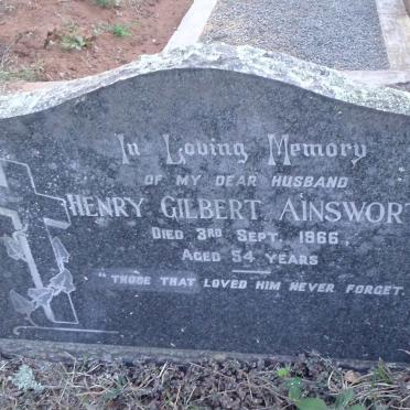 AINSWORTH Henry Gilbert -1966