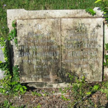 AITKENHEAD George J. -1932 &amp; Violet Maria -1956