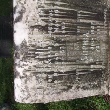 AINGE Edward Miall -1932 &amp; Sophia -1947