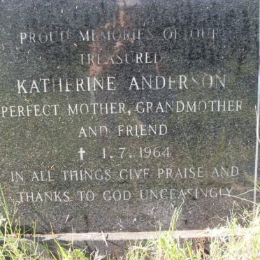 ANDERSON Katherine -1964