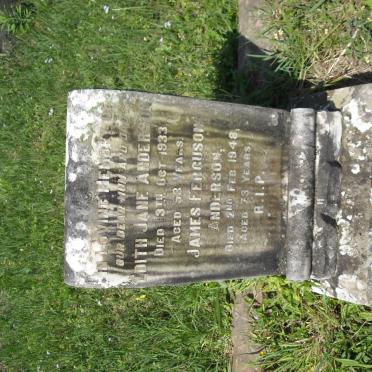 ANDERSON John Ferguson -1948 &amp; Edith Jane -1933