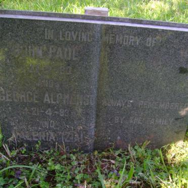 ANFIELD John Paul -1980 :: ANFIELD George Alphonso  -1983 &amp; Valeria -1964