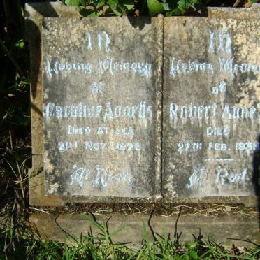 ANNETTS Robert -1938 &amp; Caroline -1926