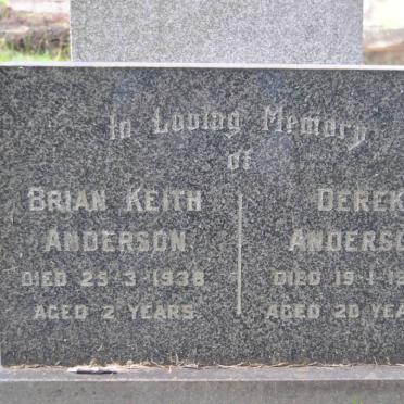 ANDERSON Brian Keith -1938 :: ANDERSON Derek -1960