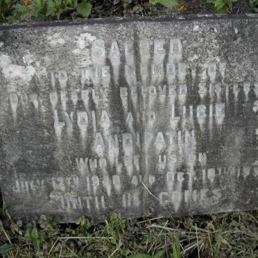 ANDIPATIN Lydia -1940 :: ANDIPATIN Lucie -1950