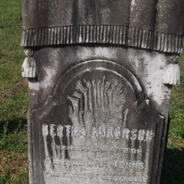 ANDERSON Bertha -1933