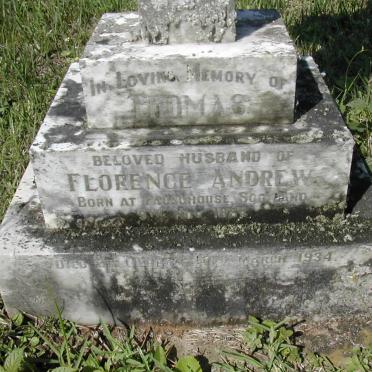 ANDREW Thomas -1934