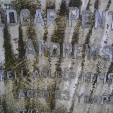 ANDREWS Edgar Penton -1948 &amp; Evelyn Daisy -1969 