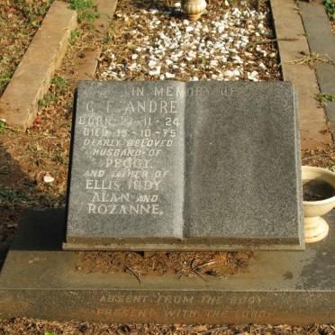 ANDRE George Fletcher 1924-1975