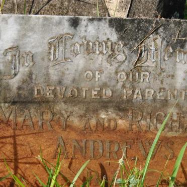 ANDREWS Richard -1949 &amp; Mary -1928