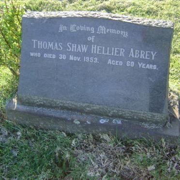 ABREY Thomas Shaw Hellier -1953