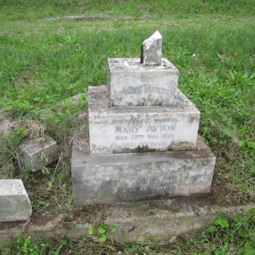 AYTON John Edward -1960 &amp; Mary -1930