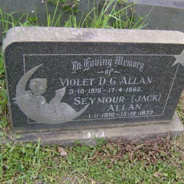 ALLAN Seymour 1910-1973 &amp; Violet D.G. 1915-1960
