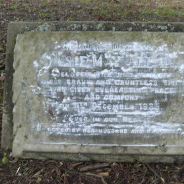 ALLAN Elsie May -1935