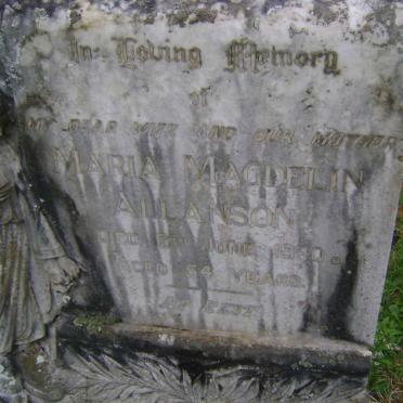 ALLANSON Maria Magdelin -1940