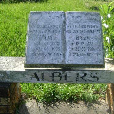 ALBERS Brian 1933-2001 &amp; Pam 1930-1995