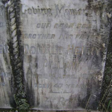 ALLAN Robert Miller -1941 :: ALLAN Donald Henry -1969