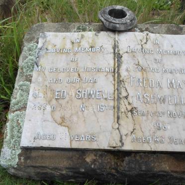 ASHWELL Alfred -1941 &amp; Freda May -1961