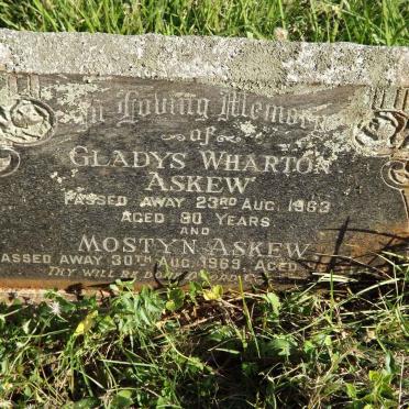 ASKEW Gladys Wharton -1963 :: ASKEW Mostyn -1969
