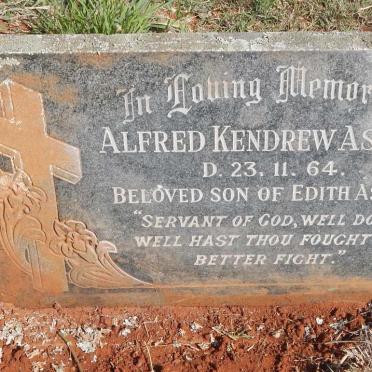 ASHTON Alfred Kendrew -1964