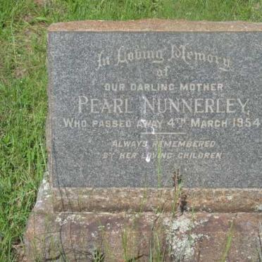 NUNNERLEY Pearl -1954