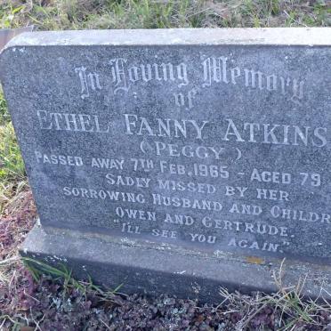 ATKINSON Ethel Fanny -1965