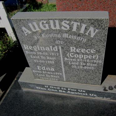 AUGUSTIN Reginald 1917-1985 &amp; Edna 1929-1978 :: AUGUSTIN Reece 1980-2005
