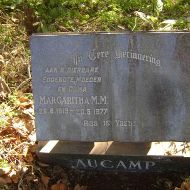 AUCAMP Margaritha M.M. 1919-1977