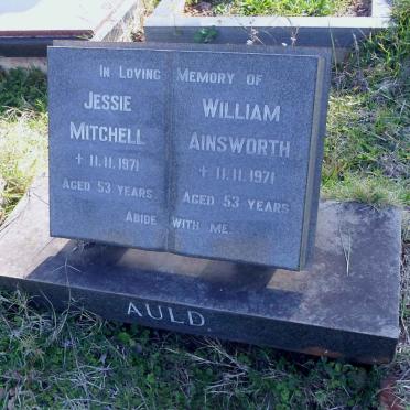AULD William Answorth -1971 &amp; Jessie Mitchell -1971