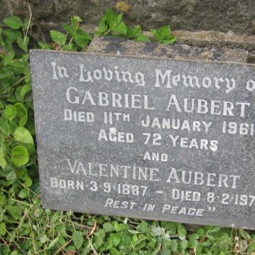 AUBERT Gabriel -1961 &amp; Valentine 1887-1972